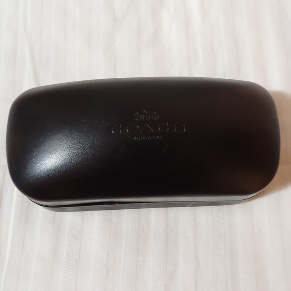 Coach Black Sunglass Case & Microfiber Cloth * Accessory Case - Picture 4 of 4